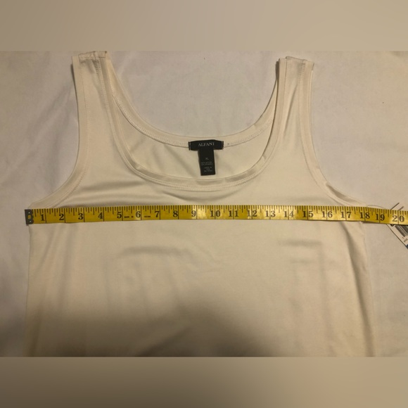 Alfani, NWT, XL, ivory tank - Picture 11 of 12